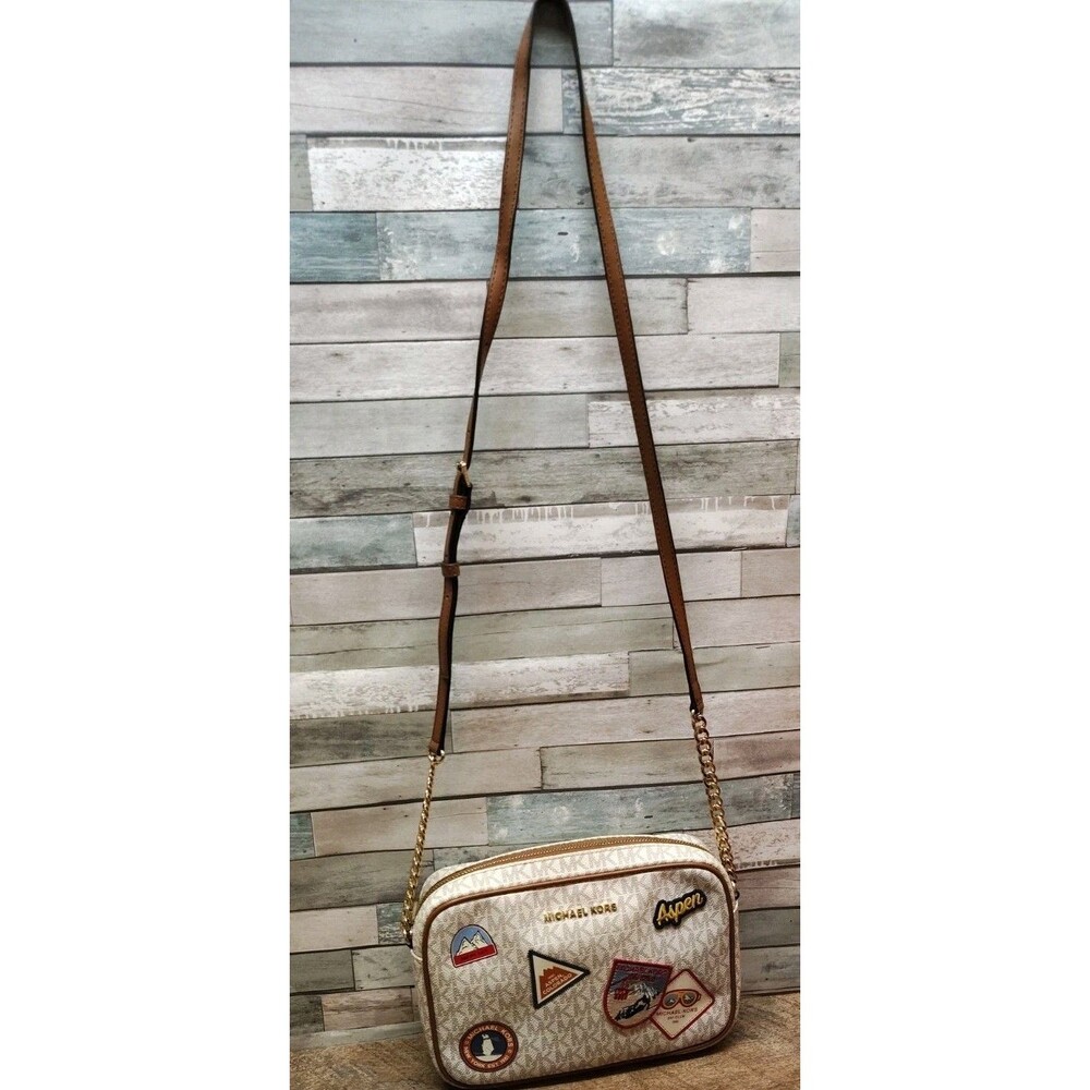 Aspen Jet Set Michael Kors Crossbody Purse - Picture 2 of 15
